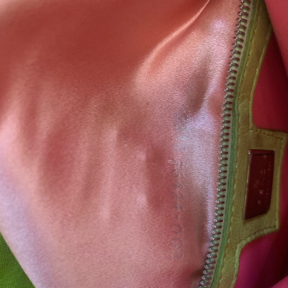 SOLD Fendi Mamma Baguette Mini / Green leather - Picture 10 of 15